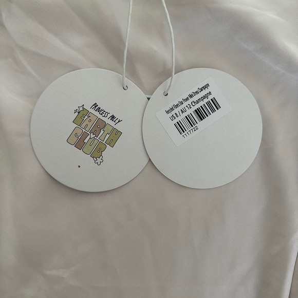 ⭐️PRINCESS POLLY - STAR POWER MINI DRESS IN CHAMPAGNE⭐️ - Picture 6 of 6